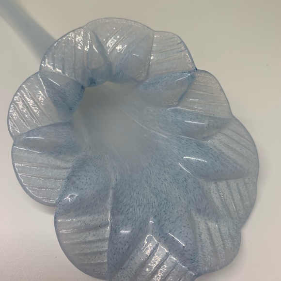 Blown Glass HORIZONTAL BUD VASE Blue - Picture 2 of 10